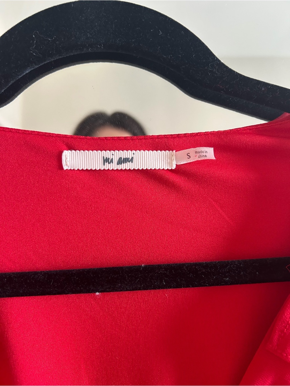 Red Ruffle Wrap Blouse - Women - Picture 2 of 2
